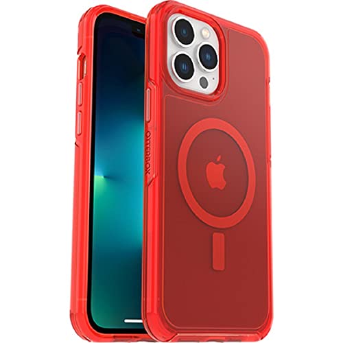 Symmetry Series Series+ Clear Antimicrobial Case with MagSafe for iPhone 12/13 Pro Max - in The Red