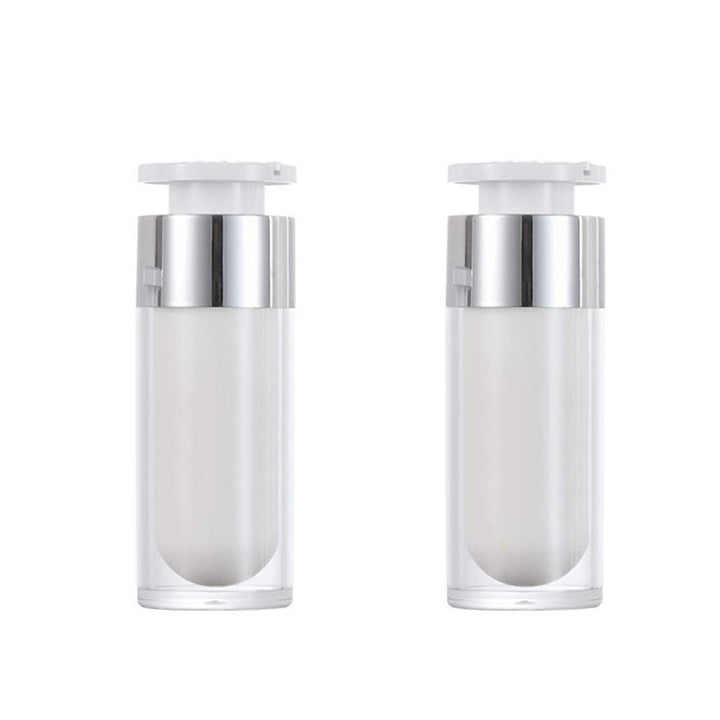 30Ml: Ericotry 2Pcs 15Ml/30Ml/50Ml Empty Refillable White Acrylic High-Grade Airless Vacuum Pump Cream Lotion Foundation Bottle Dispenser Vial Travel Cream Lotion Toner Container