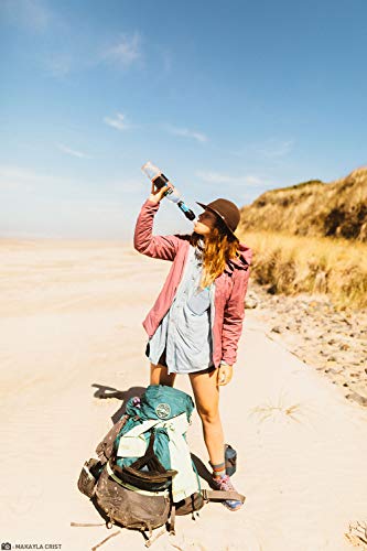 SP129 Squeeze Water Filtration System w/ Two 32-Oz Squeeze Pouches, Straw, and Hydration Pack Adapter