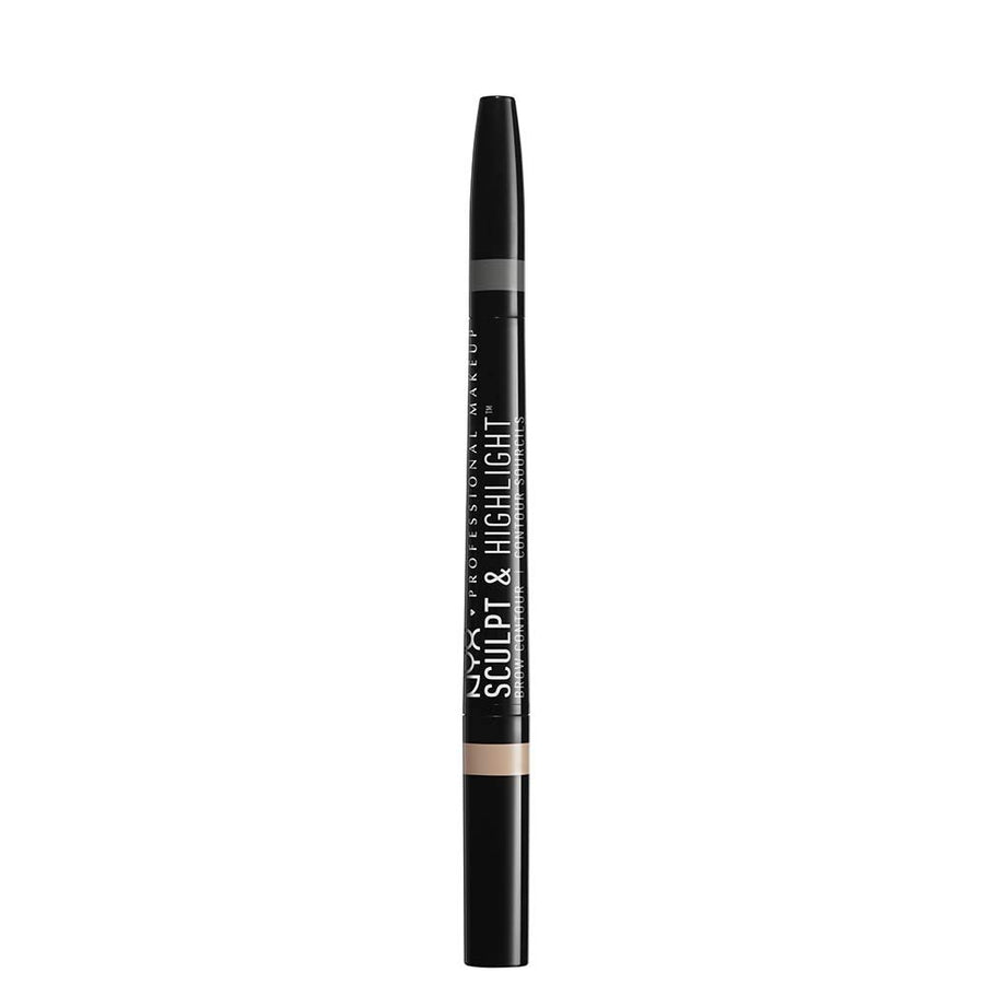 PROFESSIONAL MAKEUP Sculpt & Highlight Brow Contour, Eyebrow Pencil, Black Golden
