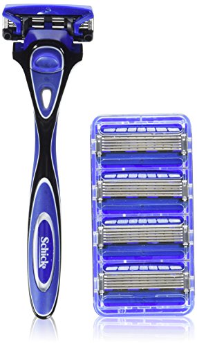 Hydro 5 Shaving Starter Gift Set for Men with 1 - Hydro 5 Razor for Men and 5 - Hydro 5 Razor Blade Refills for Men