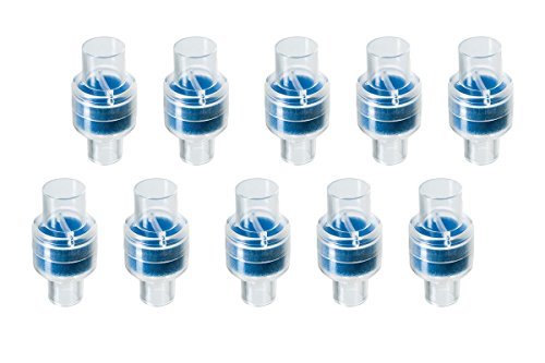 10 Pack Bundle HDM Heat/Moisture Exchanger (HME) Inline Humidification Solution Unit for CPAP Masks