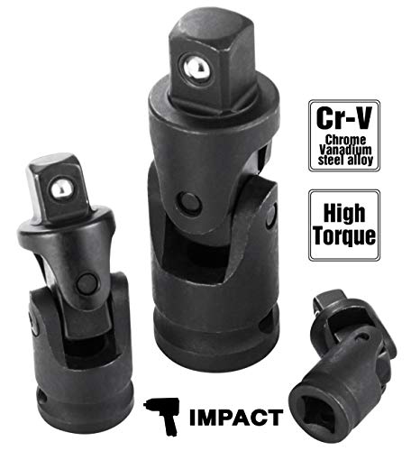 Impact Universal Joint Set, Cr-V,3 Pieces