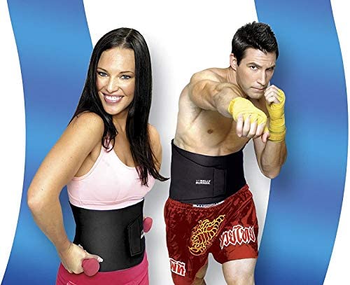 Belly Burner Weight Loss Belt, Black, One-Size Fits All