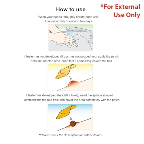 Goyak -Removes, Eases Boils & Relieves Pain - (3 Patches/Box) Pack of 2
