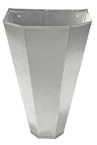 Little Giant® Restraining Cone | Galvanized Steel Cone with Flat Back Design | Easy to Clean | Chicken Processing Equipment | Medium