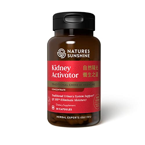 Kidney Activator TCM Concentrate, 30 Capsules | Natural Chinese Kidney Supplement Contains Herbs to Support and Enhance Kidney Function and Urine Flow