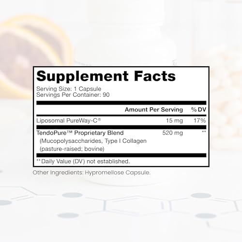 Acute Injury | Tendon & Ligament Support | Convenient Once a Day Clinical Dose | Supports Tendon Health, Movement & Physical Function | Pharm-Grade (90 Capsules)