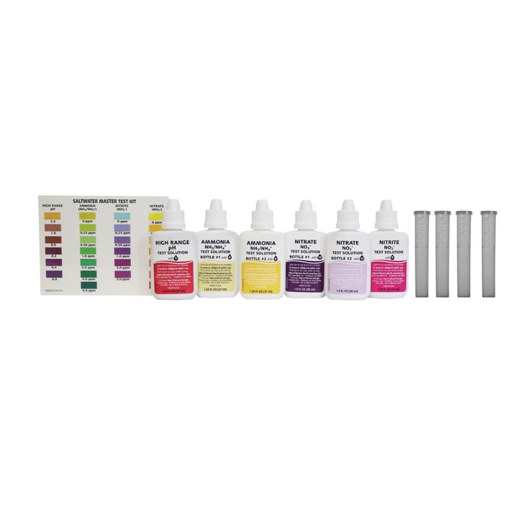 SALTWATER MASTER TEST KIT 550-Test Saltwater Aquarium Water Test Kit