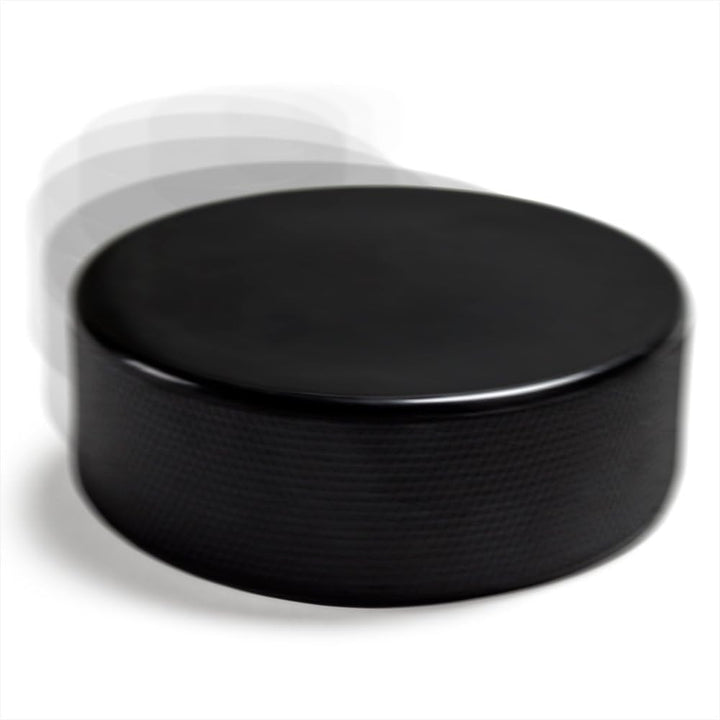 Ice Hockey Pucks, Regulation Size - Vulcanized Rubber Hockey Puck with Grippy, Textured Walls - Ice Hockey Training Equipment, 3 Diameter, 1 Thick, 166g - 1 ct