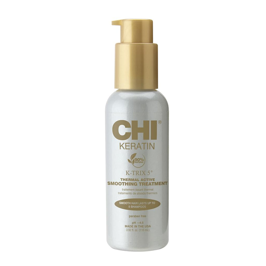 Keratin K-Trix 5 Smoothing Treatment, Hair Serum For Creating Smooth, Frizz-Free Styles That Last, Sulfate, Paraben, & Cruelty-Free, 3.92 Oz