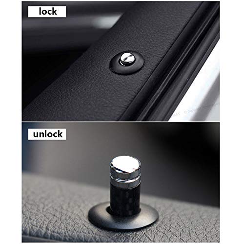 Carbon Fiber Door Lock Pin Stick Cap Bolt Cover for BMW E46 E39 E60 E90 E36 F30 F10 E53 E34 E30 E70 X3 X4 X5 X6 M3 M5