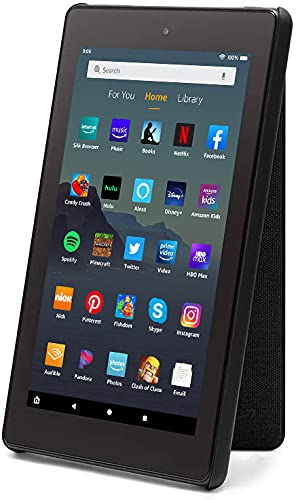 Fire 7 Tablet Case (Compatible with 9th Generation, 2019 Release), Charcoal Black