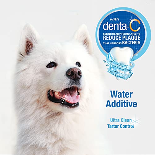Advanced Oral Care Pet Dental Water Additive, Liquid Tartar Remover & Breath Freshener for Dogs, Dog Teeth-Cleaning, Original Flavor, 32 oz.