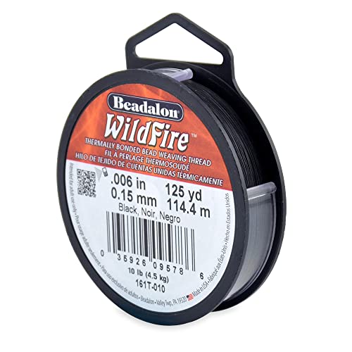 Wildfire, 0.006 in, 0.15 mm, Break Strength 10 lb / 4.5 kg, Black, 125 yd / 114 m