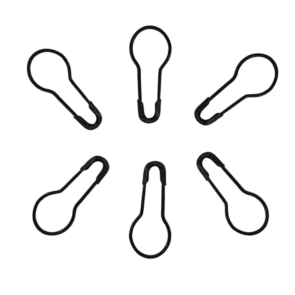 500 pcs Safety Pin Clothing Tag Pins Bulb Pin Metal Gourd Pin Calabash Pin for Hand Sewing DIY Crafts Home Accessories (Red)