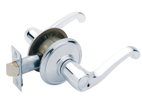 Schlage F10FLA625 Flair Passage Lever, Bright Chrome