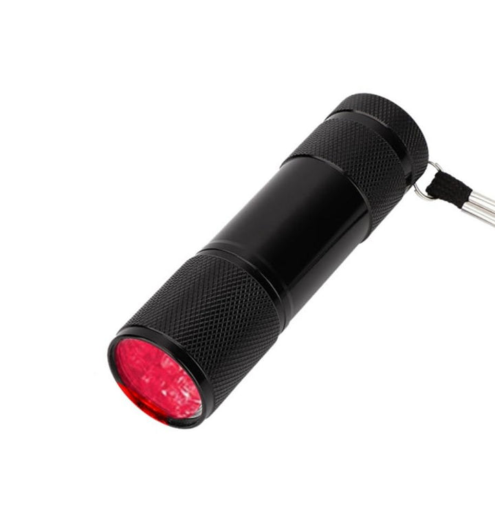 Red LED Flashlight Vein Finder, Compact Size, Easy to Use