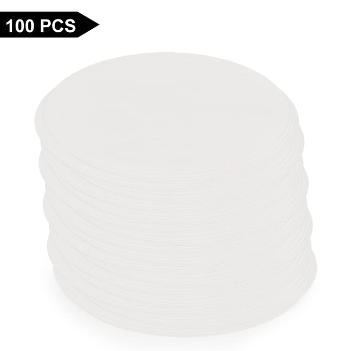Qualitative Filter Paper, 94 mm Diameter Fast Speed Cellulose Filter Paper Circles, 25 Microns Particle Retention, 100 Packs