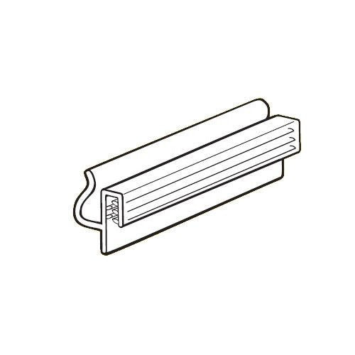 Slatwall Economy Sign Holder - Flush Signage & Card Grip for Slatwall Panels - 10 Pack