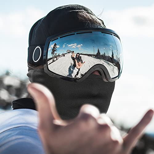 Ski Mask for Men Women, Balaclava Face Mask, Shiesty Mask UV Protector Lightweight for Motorcycle Snowboard Black