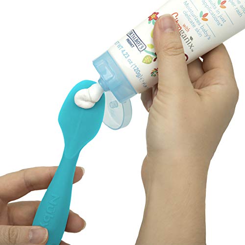 Dr. Talbots Silicone Diaper Cream Brush with Suction Base, Aqua