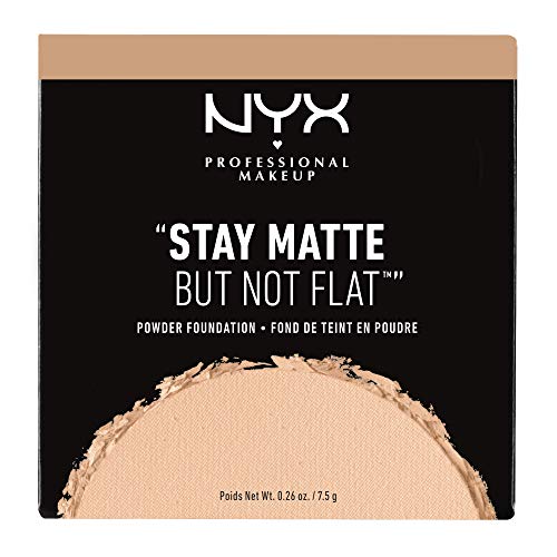 Stay Matte But Not Flat Powder Foundation, Warm Beige