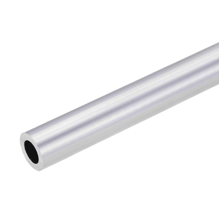 6063 Aluminum Round Tube, 21mm OD 13mm Inner Dia 300mm Length Seamless Straight Tubing