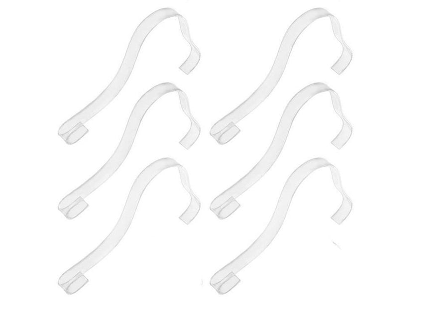 6Pcs/3 Pair Acrylic Sandal Shoe Store Shoe Retail Shop Display Stand Shoe Supports Shaper Forms Inserts,Clear