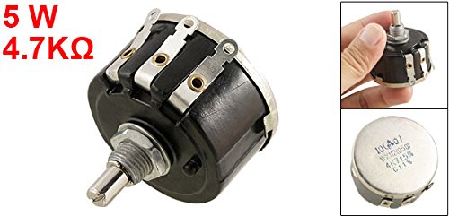 WX112(050) Single Turn Wire Wound Potentiometer, 5W, 4.7K Ohm