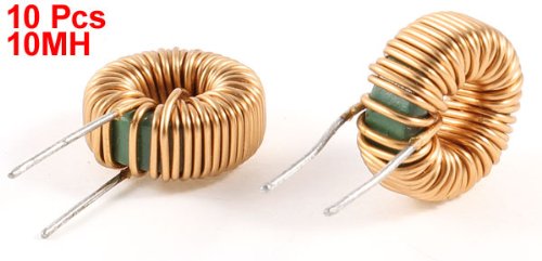 a13071500ux0192 10 Piece Toroid Core Inductor Wire Wind Wound 10MH 40mOhm 2 Amp, Coil