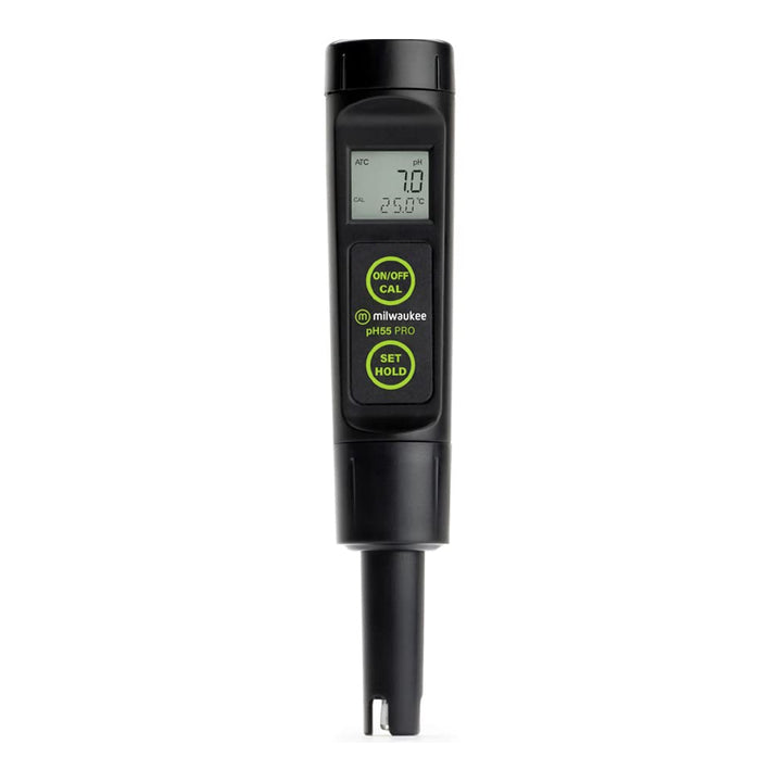 Instruments PH55 pH Waterproof Dual Level Temperature Meter, Pocket-Size, -2.0 DegreeC to 16.0 DegreeC Temperature Range, 0.1pH Resolution, 38 mm Diameter