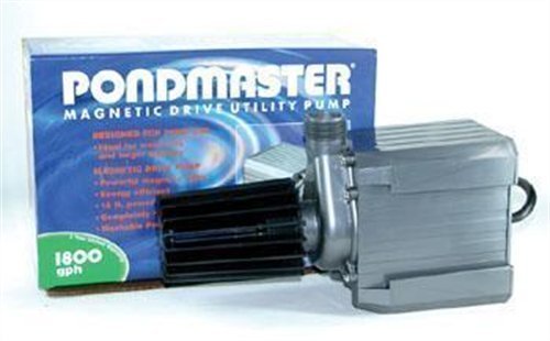 Manufacturing, Inc., Pondmaster Pond-Mag, Magnetic Drive Water Pump 1800 GPH, 02728