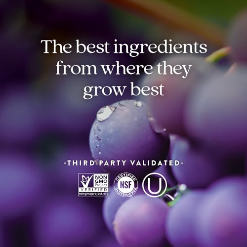 Blood Pressure Supplement Take Care with Organic, Vegan Grapeseed + Black Currant + Non-GMO Ingredients, 30 Count