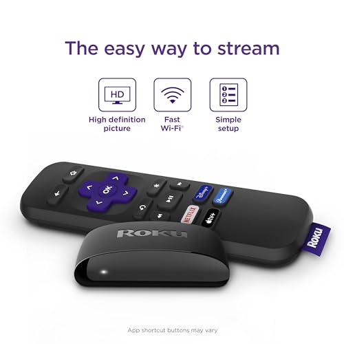 Express | HD Streaming Device with Standard Remote (no TV controls), Free & Live TV