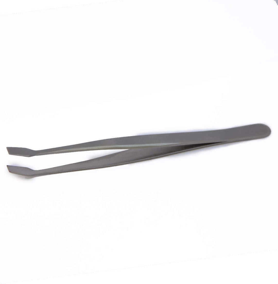 Stamp Tweezers - 4.7 inch Curved Stamp Tongs. Extra Thin Edges, Perfect for Stamp Collecting, Collection Book and Collectors Album