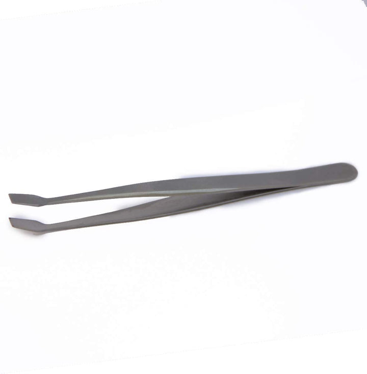 Stamp Tweezers - 4.7 inch Curved Stamp Tongs. Extra Thin Edges, Perfect for Stamp Collecting, Collection Book and Collectors Album