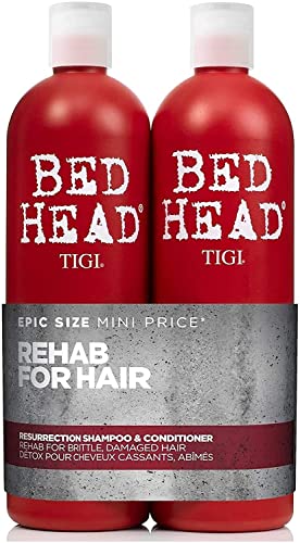 by TIGI Urban Antidotes Resurrection Shampoo and Conditioner for Damaged Hair 25.36 fl oz 2 count
