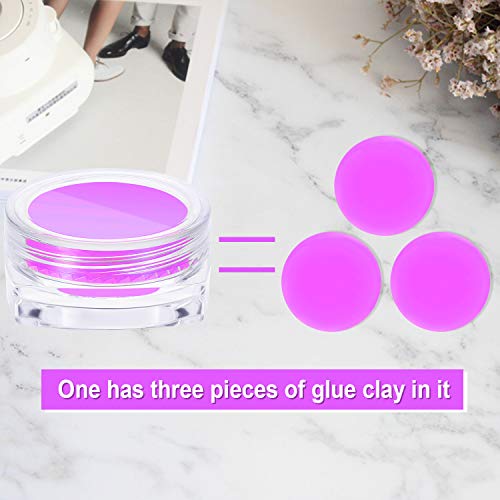 10 Pack/30 Pcs Diamond Painting Wax DIY Diamond Glue Clay with Storage Case Diamond Art Wax Glue Clay Tool for Diamond Painting Embroidery Accessories(Red)