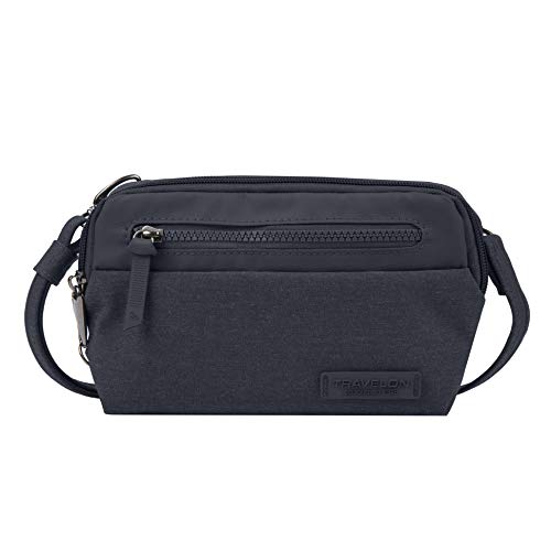 Anti-Theft Metro Convertible Small Crossbody Bag, Navy Heather