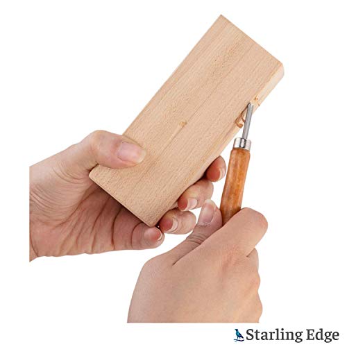 Basswood Blocks for Carving (8 Pieces - 2 x 2 x 5) - Wood Carving Kit with Unfinished Whittling Wood Blank Blocks