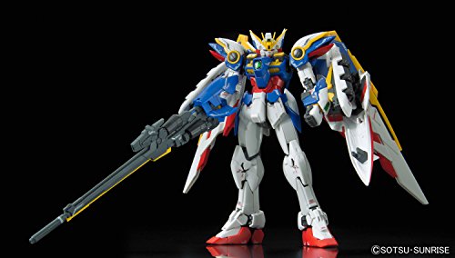 Bandai Hobby BAN203222 RG 1/144#20 Wing Gundam Ver EW Gundam Wing Action Figure, Multicolor, 8