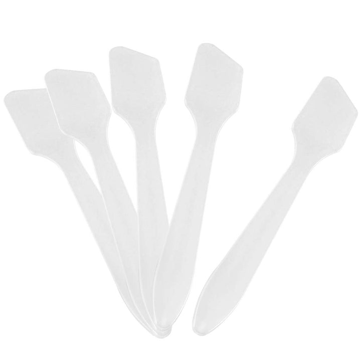 100 PCS Disposable Makeup Frosted Tip Spatula Cosmetic Mask Spatula for Mixing and Sampling, 3.2' x 0.6' Facial Mask Stick