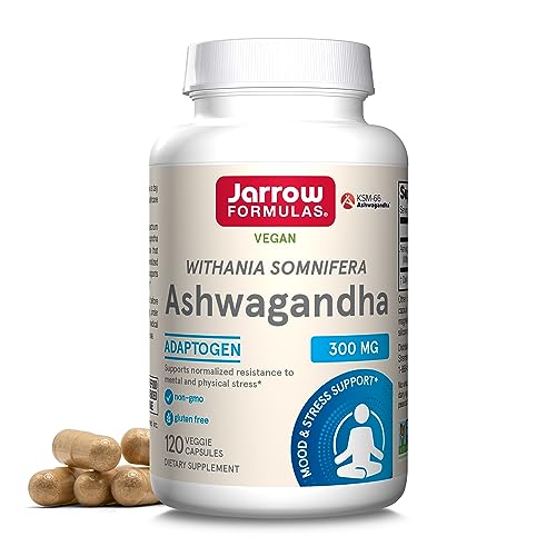 ® Ashwagandha Capsules, 300 mg Supplement Supports Normalized Resistance to Mental and Physical Stress, 120 Veggie Capsules, 60 Day Supply
