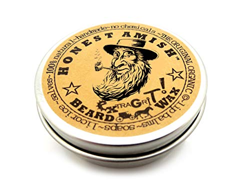Extra Grit Beard Wax - Natural and Organic - Hair Paste and Hair Control Wax - 2 ounce