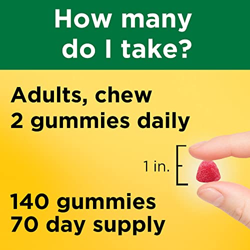 Multivitamin + Omega-3, Dietary Supplement for Daily Nutritional Support, 140 Gummy Vitamins and Minerals, 70 Day Supply (Pack of 1)