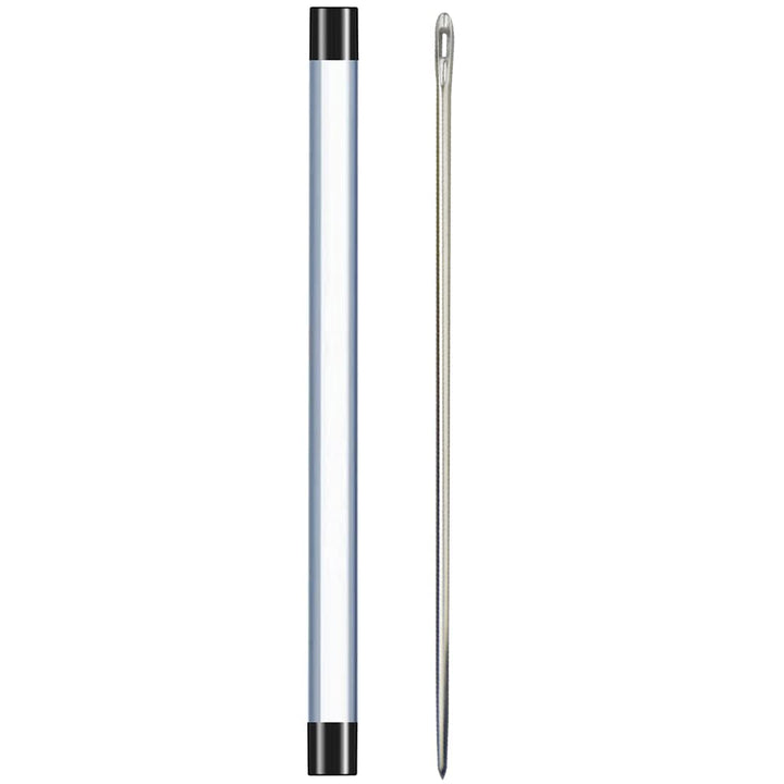 12'' Long Sewing Needles, Professional Upholstery Needle,with Needle Storage Tube