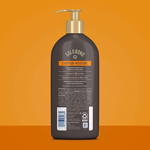 Ultimate Men's Essentials Hydrating Lotion, 14.5 oz., Everyday Moisture for Dry Skin