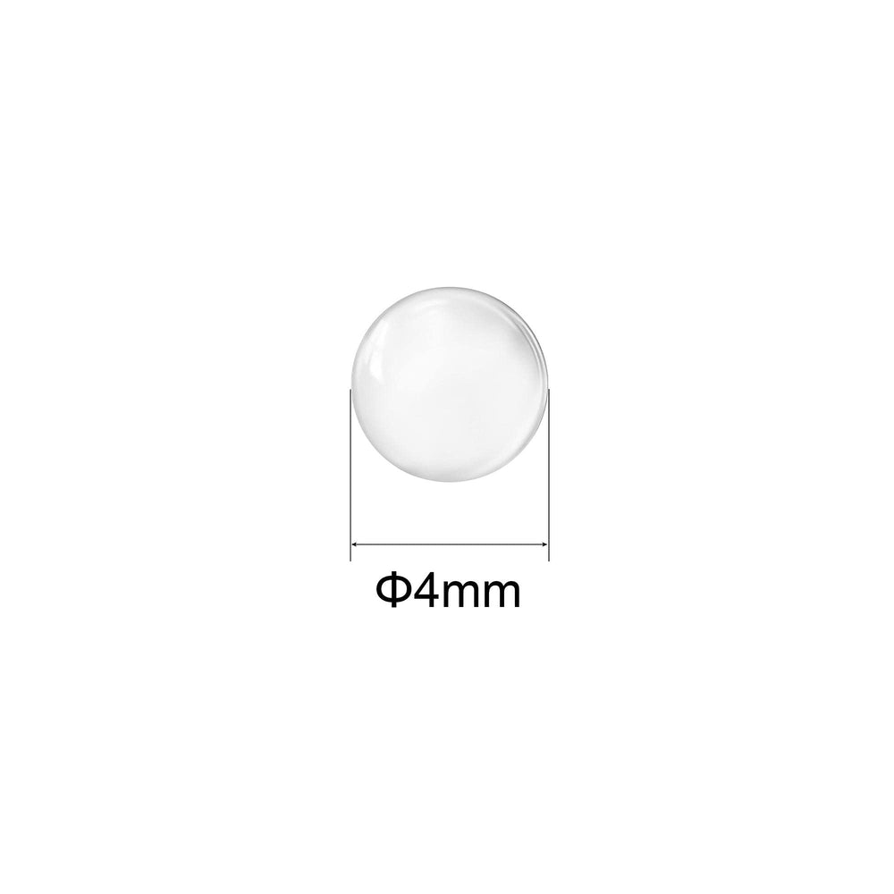 4mm Solid Round Clear Glass Ball Boiling Stones Soda Lime Glass Beads 500pcs