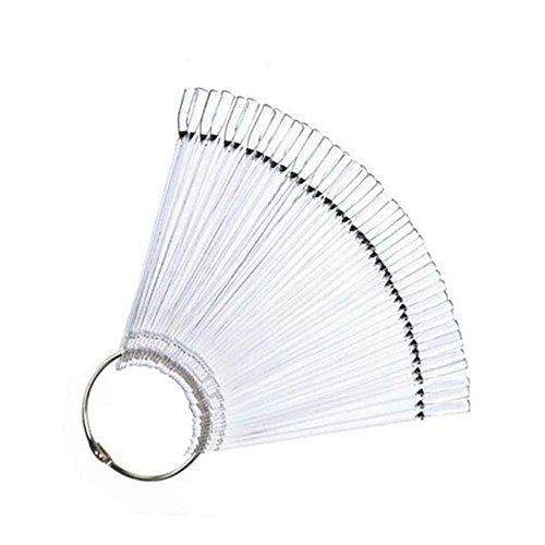 Nail Color Palette Nails Polish Color Card Nail Art Tools Nail Color Display Set For Nail Design (Transparent)